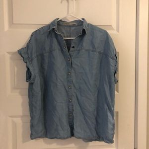 Allsaints chambray shirt